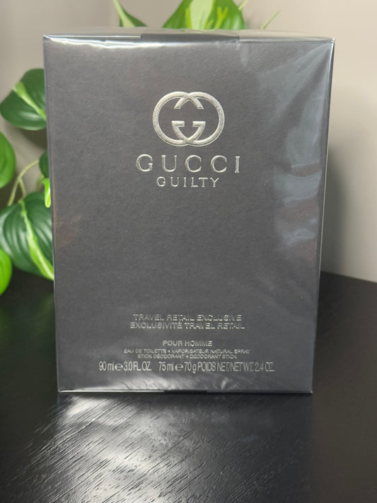 Gucci Guilty 2 Piece Set / 3.0oz EDT + Deodorant stick