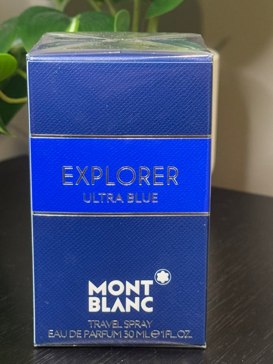 Mont Blanc Explorer Ultra Blue For Men Eau De Parfum Spray 1 Oz By Mont Blanc